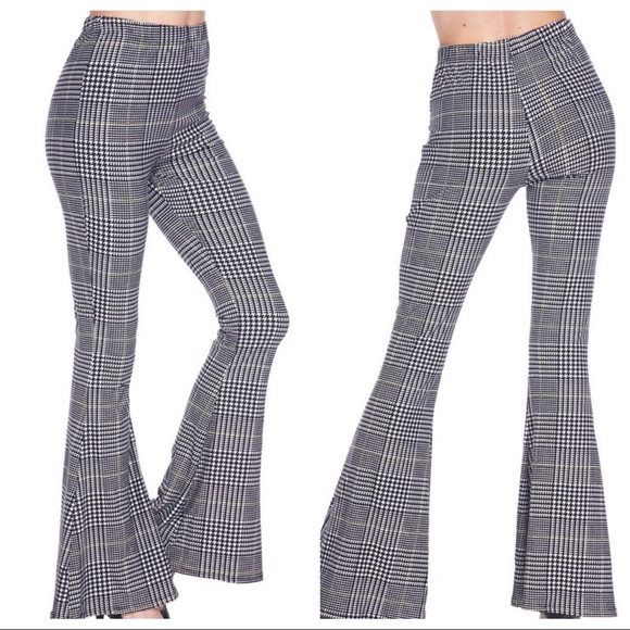 ✨RESTOCK✨Houndstooth Fabulous wide leg bell pants - Picture 6 of 8